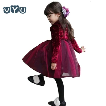 Girls Dress Kids Clothes 2018 Autumn Winter Velvet Patchwork Tulle Tutu Dress Petals Design Princess Christmas Dress Vestido
Girls Dress Kids Clothes 2018 Autumn Winter Velvet Patchwork Tulle Tutu Dress Petals Design Princess Christmas Dress Vestido