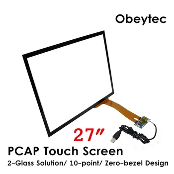 27"16:9 Wide 10 touches PCAP Projection Capacitive Touch Panel Screen, 2-glass capacitive solution( OB270T00-3K-C00)
27"16:9 Wide 10 touches PCAP Projection Capacitive Touch Panel Screen, 2-glass capacitive solution( OB270T00-3K-C00)