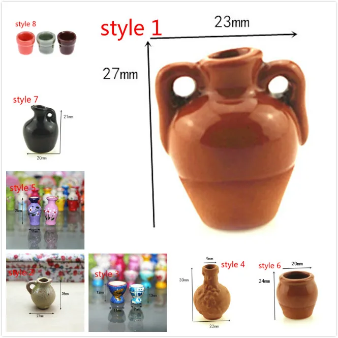 1:12 Accessories Decorative Miniature Porcelain Miniature Dollhouse Mini Ceramic Vase Accessories Doll house Miniatures
1:12 Accessories Decorative Miniature Porcelain Miniature Dollhouse Mini Ceramic Vase Accessories Doll house Miniatures