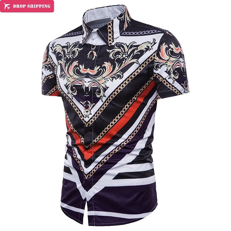 zemtoo 2018 New Men'S Short-Sleeved Dress Shirt Casual Tops Slim Casual 3D Print Slim Fashion Male Shirt Luxury Men Shirt XXXL
zemtoo 2018 New Men'S Short-Sleeved Dress Shirt Casual Tops Slim Casual 3D Print Slim Fashion Male Shirt Luxury Men Shirt XXXL