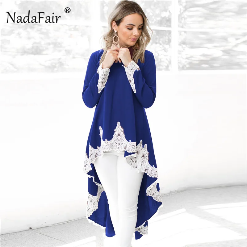 lace maxi Asymmetrical blouse23