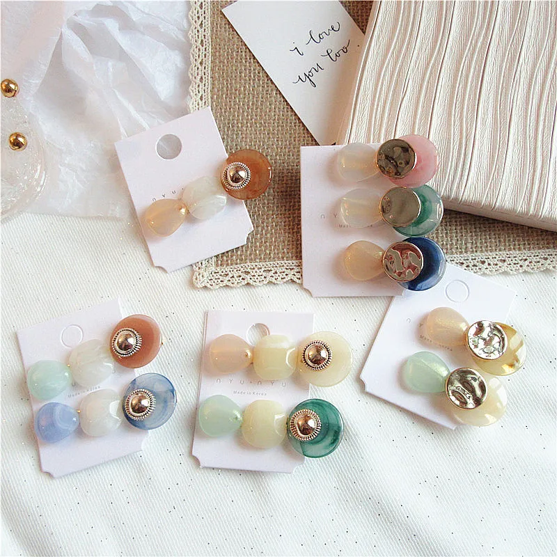 Lovely Korean Headdress Geometric Oval Acetate Splice Small Duckbill Clip for Girl Women's Fashion Exquisite Hair Accessories
Lovely Korean Headdress Geometric Oval Acetate Splice Small Duckbill Clip for Girl Women's Fashion Exquisite Hair Accessories