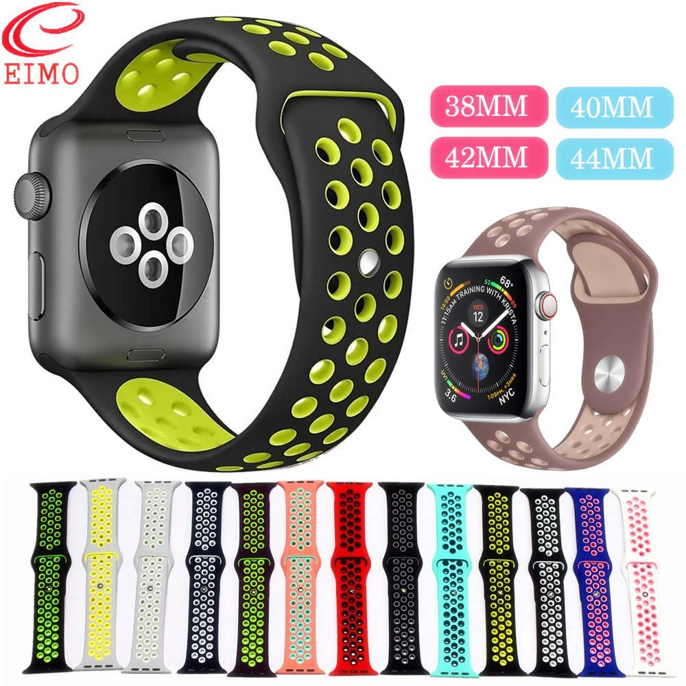 Strap for Apple Watch band 4 42mm 44mm 3 iwatch band 38mm 40mm strap Nike Sport Silicone Wrist Bracelet Watchband correa
Strap for Apple Watch band 4 42mm 44mm 3 iwatch band 38mm 40mm strap Nike Sport Silicone Wrist Bracelet Watchband correa