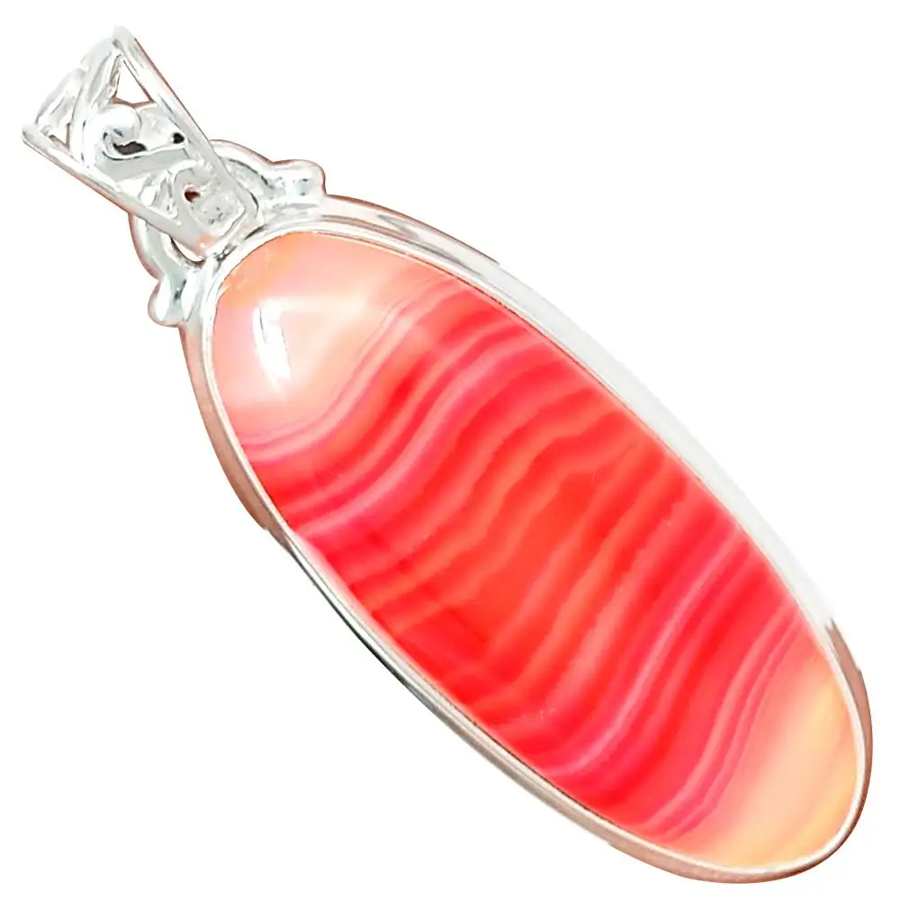 NiaoZaiFei YunZaiKan Genuine Botswana Agate Pendant 925 Sterling Silver, 46 mm, MHBAP6228
NiaoZaiFei YunZaiKan Genuine Botswana Agate Pendant 925 Sterling Silver, 46 mm, MHBAP6228