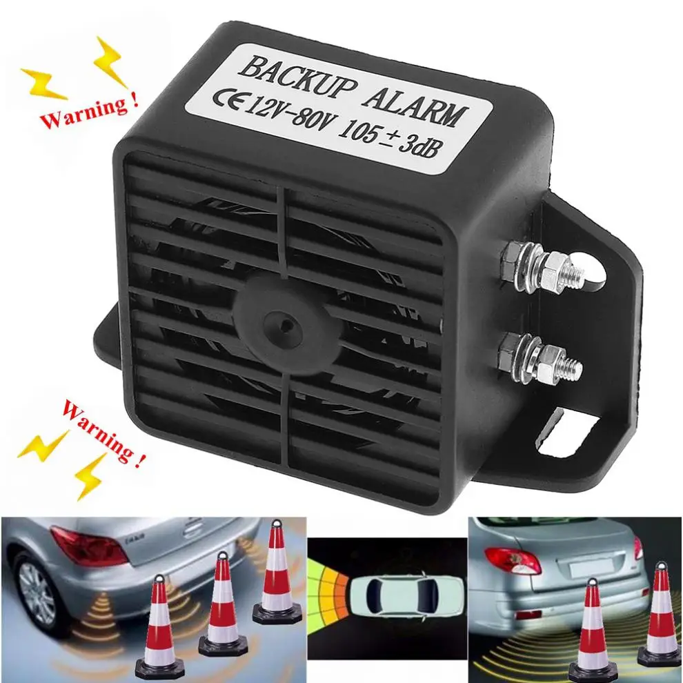 12-80V 105dB Universal Black Reversing Back Up Alarm Horn Speaker Suitable for Motorcycle / Car / Vehicle / Tricycle
12-80V 105dB Universal Black Reversing Back Up Alarm Horn Speaker Suitable for Motorcycle / Car / Vehicle / Tricycle