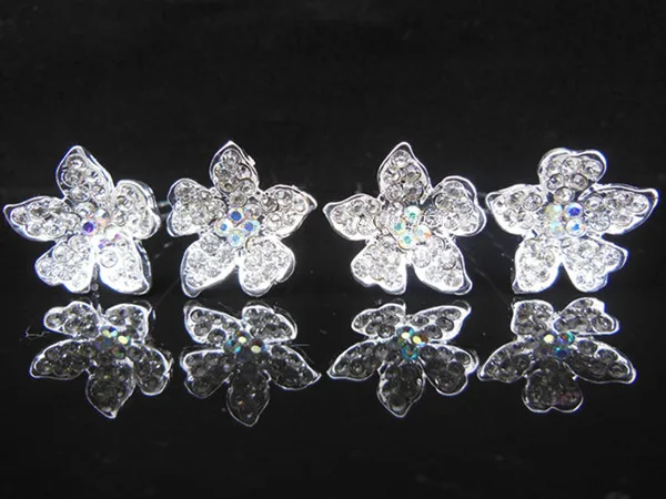 30pcs/lot Free Shipping Hair Jewelry, Crystal Metal Flower Hair Pins, Wedding party Bride hair grips
30pcs/lot Free Shipping Hair Jewelry, Crystal Metal Flower Hair Pins, Wedding party Bride hair grips