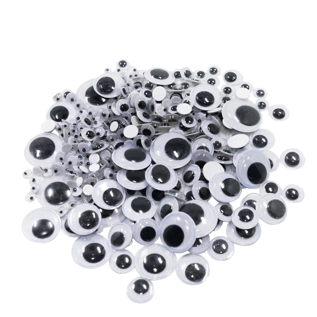 308 Pieces Self Adhesive Sticky Wiggle Googly Eyes Assorted Sizes for Kids Crafts Scrapbooking
308 Pieces Self Adhesive Sticky Wiggle Googly Eyes Assorted Sizes for Kids Crafts Scrapbooking
