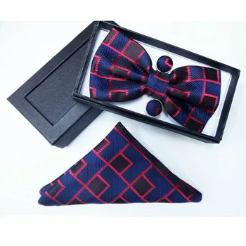 SHENNAIWEI 100%Silk Jacquard Woven Men Butterfly Bow Tie Cufflinks plaid BowTie Pocket Square Handkerchief Hanky Suit Set box
SHENNAIWEI 100%Silk Jacquard Woven Men Butterfly Bow Tie Cufflinks plaid BowTie Pocket Square Handkerchief Hanky Suit Set box