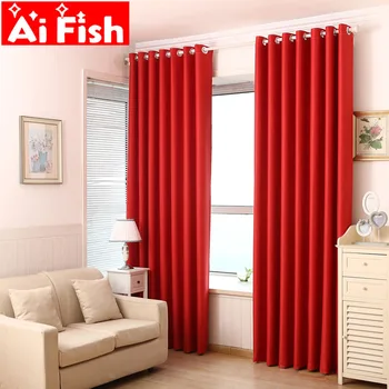 Red Semi-shade Curtains For living Room Mdoren Simple Black Double-sided Thick Silk Blinds Curtain Fabrics Drapes For Bedroom -4
Red Semi-shade Curtains For living Room Mdoren Simple Black Double-sided Thick Silk Blinds Curtain Fabrics Drapes For Bedroom -4