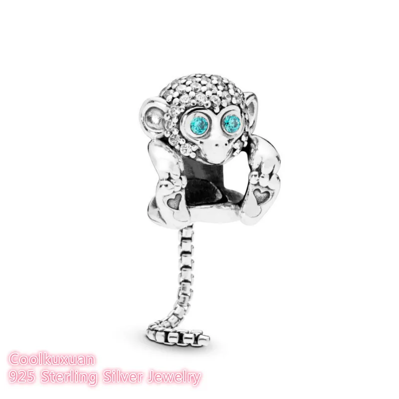 Summer 100% 925 Sterling Silver Sparkling Monkey Charm animal beads Fits Original Pandora bracelets Jewelry Making
Summer 100% 925 Sterling Silver Sparkling Monkey Charm animal beads Fits Original Pandora bracelets Jewelry Making