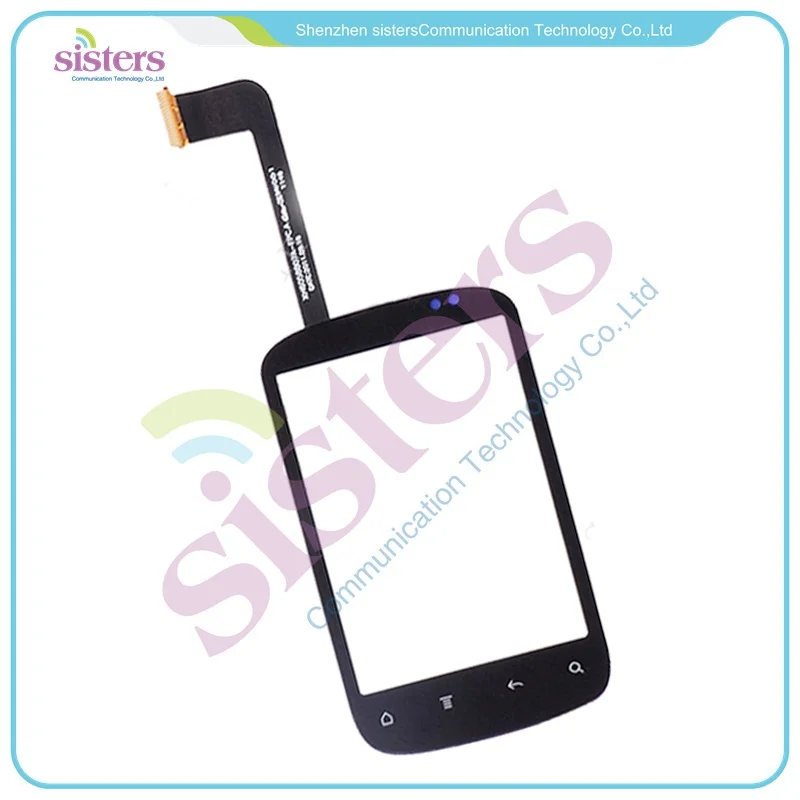 Фото 10 шт. Высокое качество Черный сенсорный экран дигитайзер панель для HTC Explorer A310e с