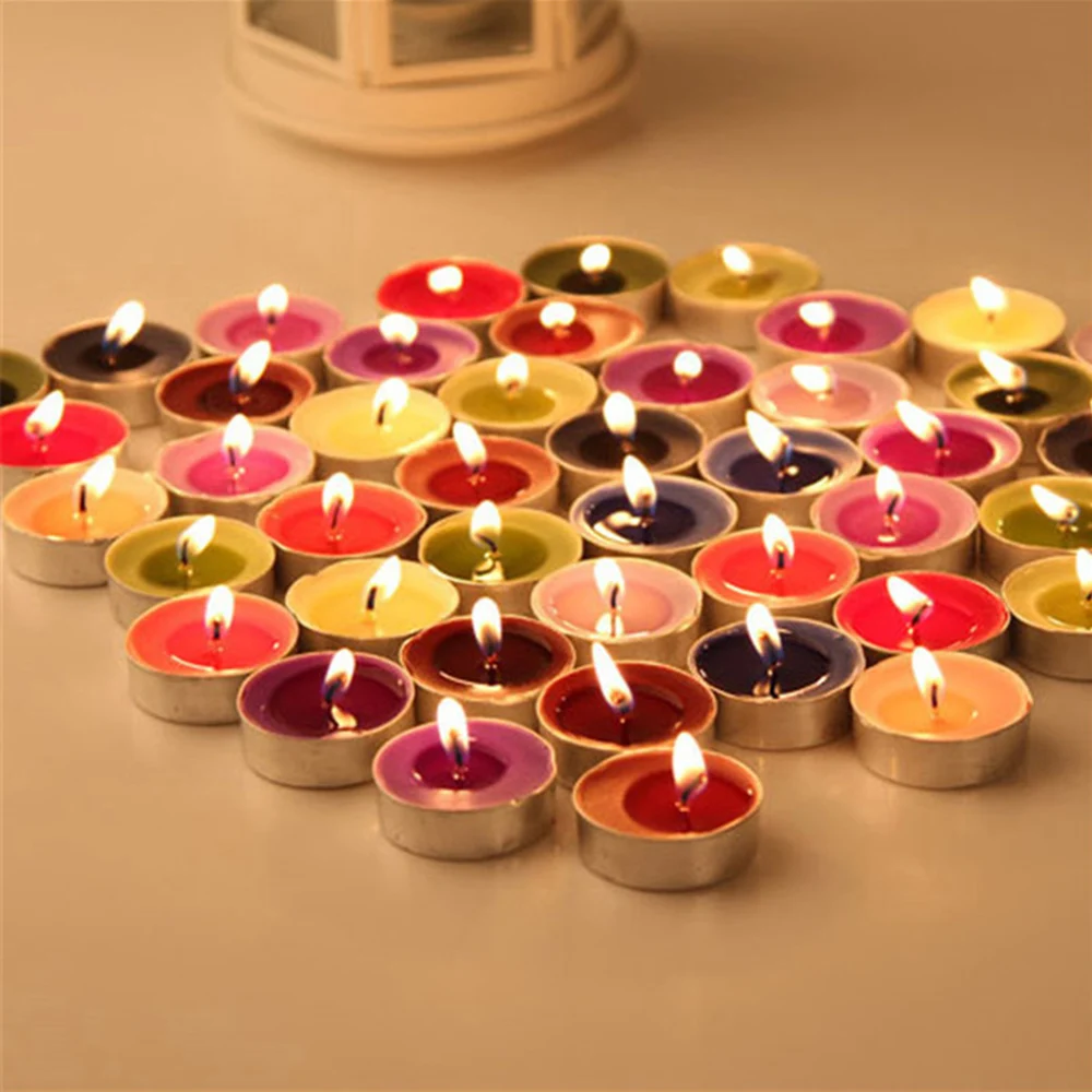 50pcs Candles Tealigh Romantic Candle for Home Birthday Wedding Christmas Holiday Decoration Engaged Dinner Light Dropship
50pcs Candles Tealigh Romantic Candle for Home Birthday Wedding Christmas Holiday Decoration Engaged Dinner Light Dropship