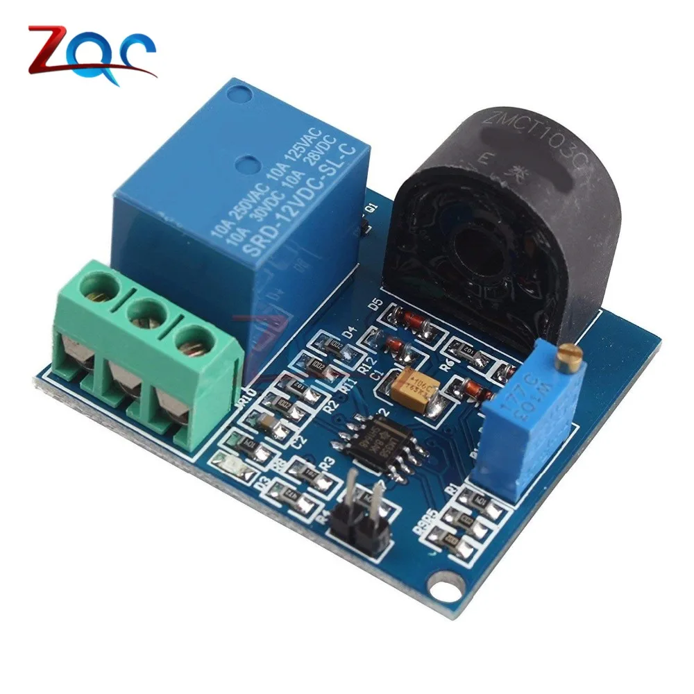 AC Current Detection Sensor Module 5V 12V 24V Relay Protection Module 5A Over-Current Overcurrent Protection Switch Output
AC Current Detection Sensor Module 5V 12V 24V Relay Protection Module 5A Over-Current Overcurrent Protection Switch Output