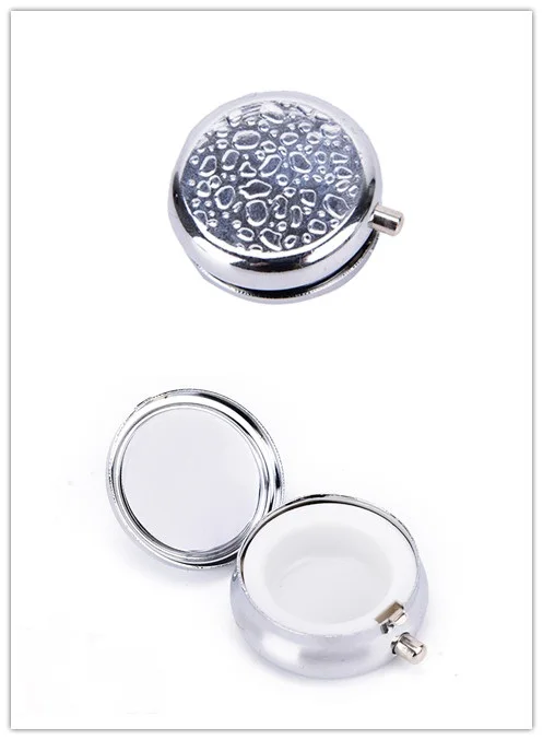 1Pc Small Cases Round Metal Pill Box Silver Medicine Case Tablet Holder Advantageous Container
1Pc Small Cases Round Metal Pill Box Silver Medicine Case Tablet Holder Advantageous Container