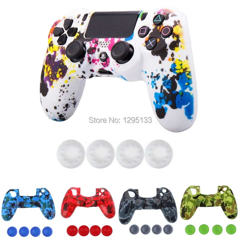 High-quality Camouflage Anti-Slip Silicone Protective Skin Case for Sony PlayStation 4 PS4 Pro Slim Controller
High-quality Camouflage Anti-Slip Silicone Protective Skin Case for Sony PlayStation 4 PS4 Pro Slim Controller