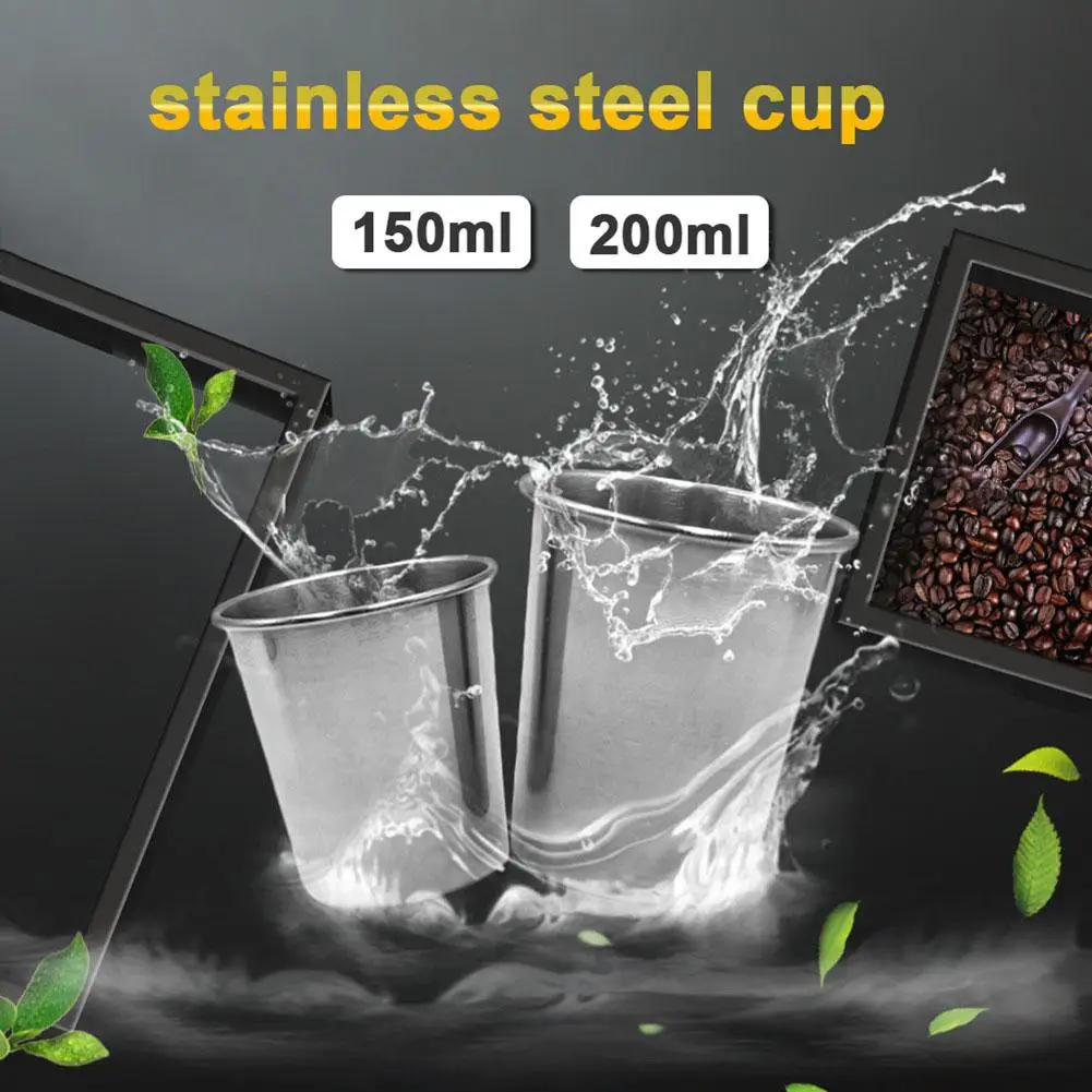 1Pc 150ml/200ml Stainless Steel Travel Tumbler Mug Drinking Coffee Tea Beer Cup For Whisky Wine Portable Drinkware Set Trvael
1Pc 150ml/200ml Stainless Steel Travel Tumbler Mug Drinking Coffee Tea Beer Cup For Whisky Wine Portable Drinkware Set Trvael
