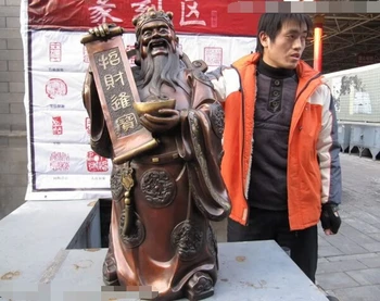 wholesale factory 33 INCH Chinese Red Bronze Lucky Money mammon god of wealth Buddha Statue
wholesale factory 33 INCH Chinese Red Bronze Lucky Money mammon god of wealth Buddha Statue