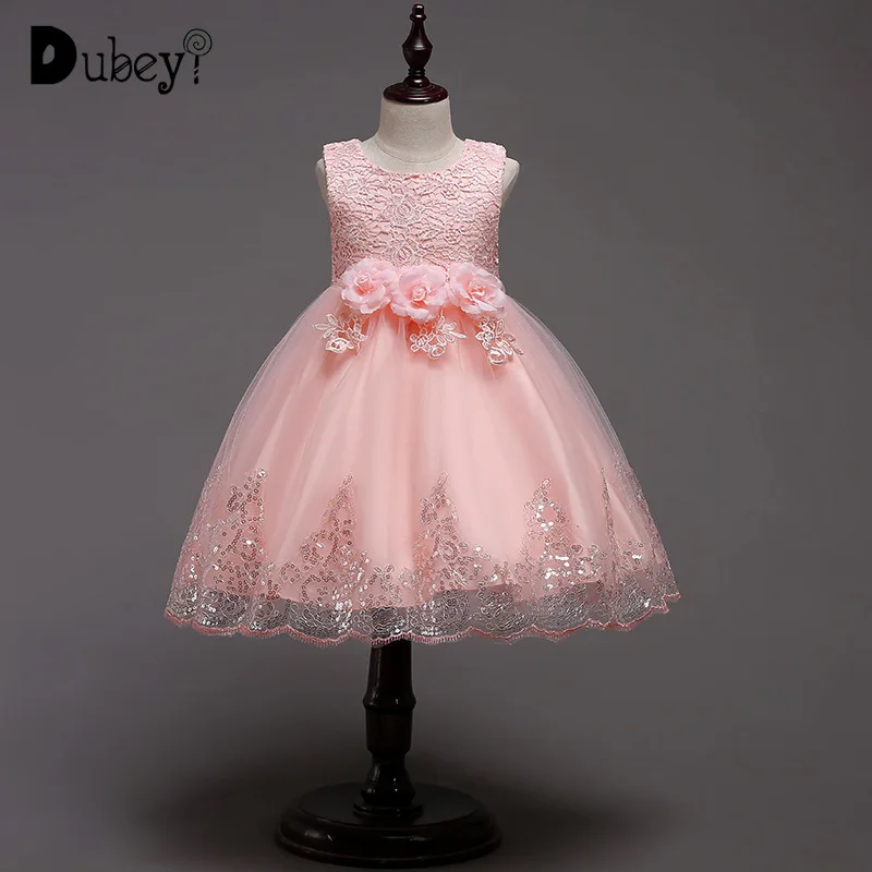 Girl Sequined Lace Flower Princess Dress Baby Girl Carnival Clothes Flower Girl Elegant Ball Gown Dress for Wedding Party 
Girl Sequined Lace Flower Princess Dress Baby Girl Carnival Clothes Flower Girl Elegant Ball Gown Dress for Wedding Party