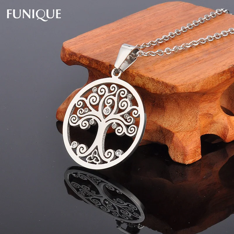 FUNIQUE Stainless Steel Charms Women Men Rhinestones Round Life Tree Pendant For Making Pendatn Necklace Jewelry 3cmx1.5mm,1PC
FUNIQUE Stainless Steel Charms Women Men Rhinestones Round Life Tree Pendant For Making Pendatn Necklace Jewelry 3cmx1.5mm,1PC