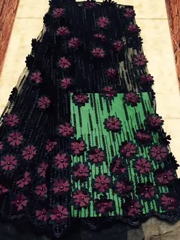 3d flower fabric high quality 3d lace fabric with beads 5yard african 3d fabric french tulle black wine red lace fabric wedding
3d flower fabric high quality 3d lace fabric with beads 5yard african 3d fabric french tulle black wine red lace fabric wedding