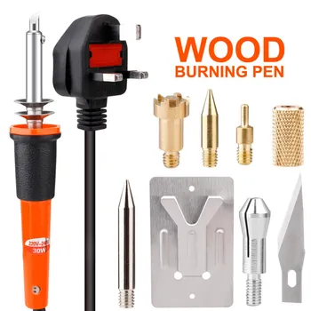 Wood Burning Pen Set Adjutable Electric Soldering Iron Woodburning Solder Pen Digital Soldering Iron Tool kit for Burn Drawings
Wood Burning Pen Set Adjutable Electric Soldering Iron Woodburning Solder Pen Digital Soldering Iron Tool kit for Burn Drawings