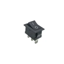 

KCD1 50pcs 100pcs 21*15mm 3PIN SPST switch on off Snap-in ON OFF Position Snap 6A 250V Boat Rocker Switch Copper feet