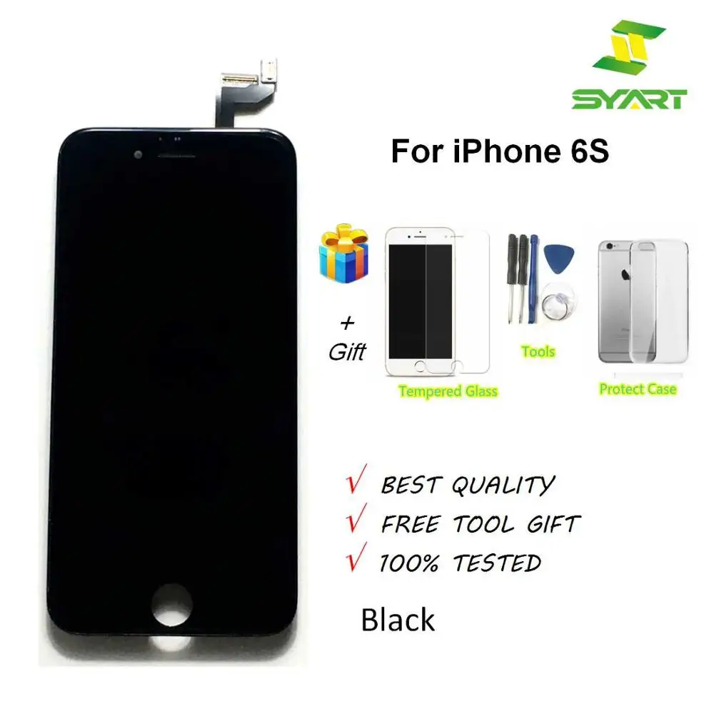 100% Tested Grade AAA Black LCDs For iphone6s LCD Display + Touch Screen Digitizer Assembly Replacement For iphone 6S
100% Tested Grade AAA Black LCDs For iphone6s LCD Display + Touch Screen Digitizer Assembly Replacement For iphone 6S