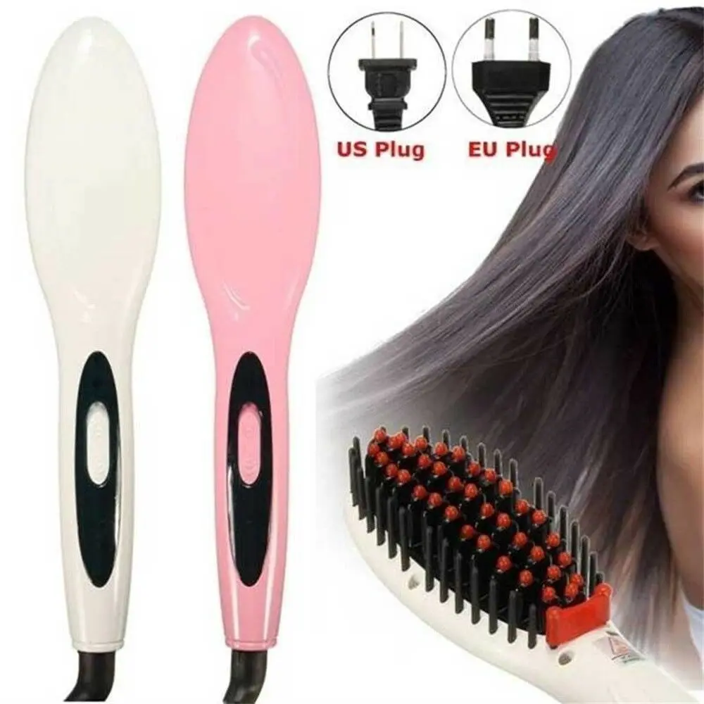 EU Plug Hot Electric Hair Straightener Comb Iron Brush Auto Hair Massager Tool New
EU Plug Hot Electric Hair Straightener Comb Iron Brush Auto Hair Massager Tool New