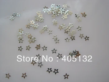 Approx. 1000pcs/bag Metal Silver 3mm Mini Star Slices Non-adhesive Metal Piece Nail Art Decoration MS-201-1
Approx. 1000pcs/bag Metal Silver 3mm Mini Star Slices Non-adhesive Metal Piece Nail Art Decoration MS-201-1