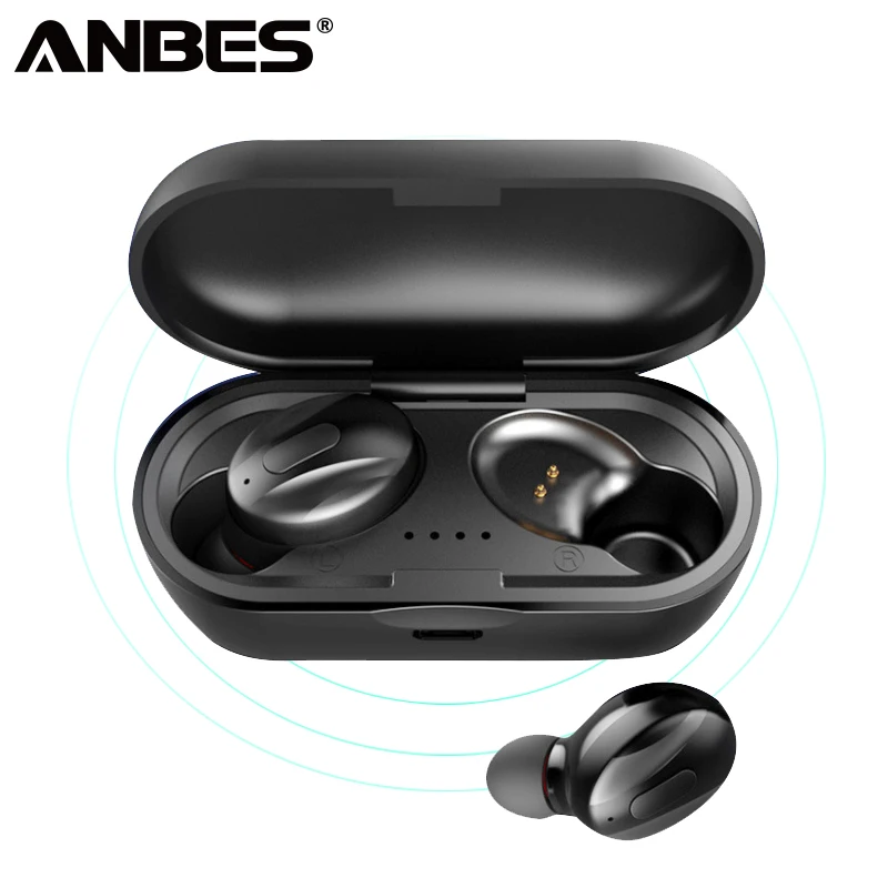 ANBES TWS Bluetooth Earphone Bluetooth 5.0 Mini Wireless Headset Sport Stereo Cordless Earbuds with Charging box For iPhone X
ANBES TWS Bluetooth Earphone Bluetooth 5.0 Mini Wireless Headset Sport Stereo Cordless Earbuds with Charging box For iPhone X