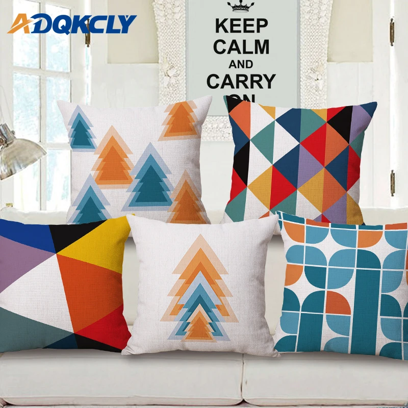 ADQKCLY Elegant Geometry Cushion Cover Linen Geometric Printed Square Pillow Cover Decorative Home Car Seats throw Pillowcases
ADQKCLY Elegant Geometry Cushion Cover Linen Geometric Printed Square Pillow Cover Decorative Home Car Seats throw Pillowcases