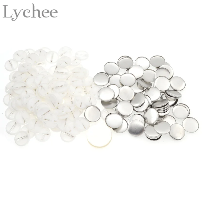 Lychee 100pcs/lot 25mm Plastic Blank Pin Badge Brooch Pin for DIY Badge Craft Handmade Needwork Material Accessories
Lychee 100pcs/lot 25mm Plastic Blank Pin Badge Brooch Pin for DIY Badge Craft Handmade Needwork Material Accessories