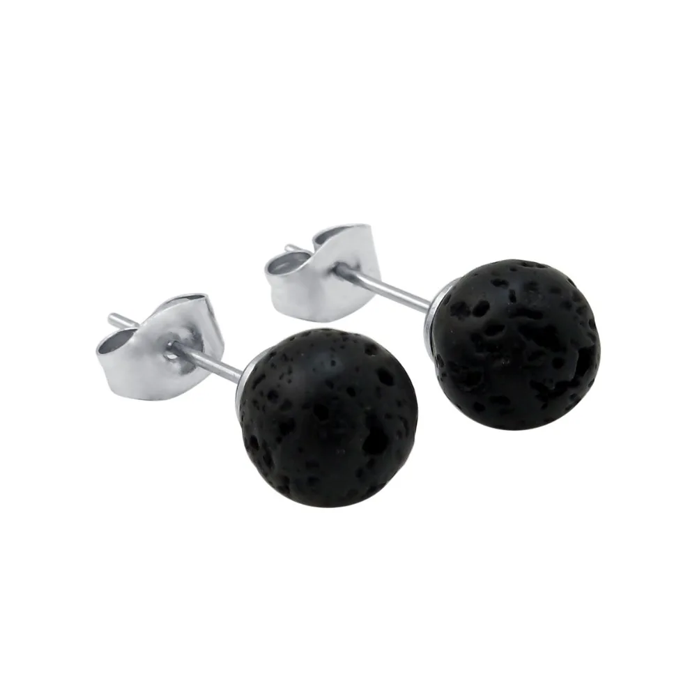 Black Lava Stud Earrings 6,8,10mm Aromatherapy For Women Freee Shipping Essential Oil Handmade Lava Stone Earrings
Black Lava Stud Earrings 6,8,10mm Aromatherapy For Women Freee Shipping Essential Oil Handmade Lava Stone Earrings