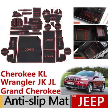 Anti-Slip Rubber Gate Slot Cup Mat for Grand Cherokee WK2 Cherokee KL Wrangler JK JL Accessories Stickers 2015 2016 2017 2018
Anti-Slip Rubber Gate Slot Cup Mat for Grand Cherokee WK2 Cherokee KL Wrangler JK JL Accessories Stickers 2015 2016 2017 2018