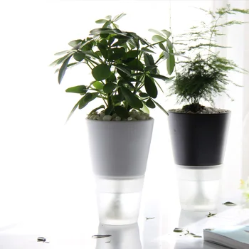 Automatic water flower pots office ceramic free watering vase creative lazy potted plants
Automatic water flower pots office ceramic free watering vase creative lazy potted plants