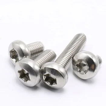 M2.5*4/5/6/8/10/12/14/16/18/20/22/25mm Long Torx Screw Round Head T&TX Plum 304 Stainless Steel Six-Lobe Bolts White
M2.5*4/5/6/8/10/12/14/16/18/20/22/25mm Long Torx Screw Round Head T&TX Plum 304 Stainless Steel Six-Lobe Bolts White