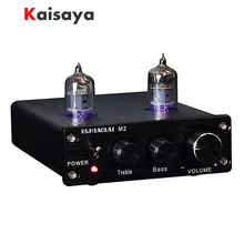 M2 HIFI ламповый предусилитель 6J1 клапан аудио предусилитель двухканальный ВЧ бас с адаптером питания(China)