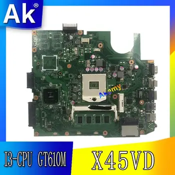 Akemy X45VD Motherboard On board 4GB RAM For Asus X45VD X45V Laptop Mainboard SLJ8E GT610M 1GB REV 2.0 100% Tested
Akemy X45VD Motherboard On board 4GB RAM For Asus X45VD X45V Laptop Mainboard SLJ8E GT610M 1GB REV 2.0 100% Tested