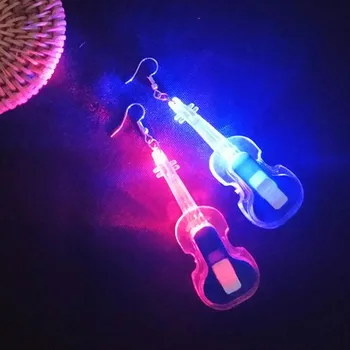 Adult Women Guitar Flashing Earrings Ear Clips Bar KTV Nightclub Glowing Earring Disco Glow Party Concert Bar Birthday Toy Gift 
Adult Women Guitar Flashing Earrings Ear Clips Bar KTV Nightclub Glowing Earring Disco Glow Party Concert Bar Birthday Toy Gift
