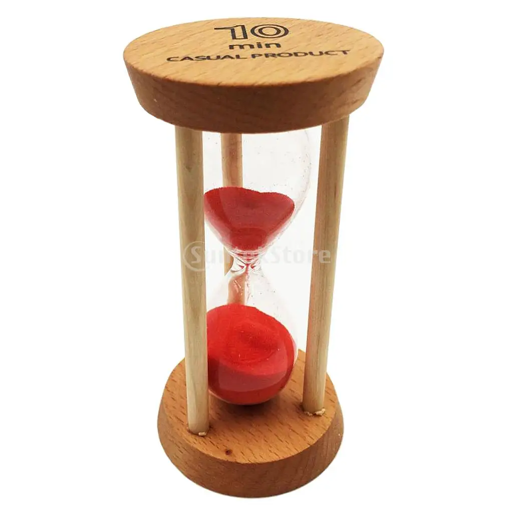 10 Min Crystal Glass Hourglass Sand Timer Clock Glass European Style Home Desk Decor Kids Toy Xmas Gift
