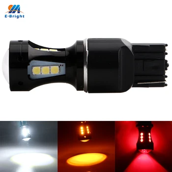 YM E-Bright T20 7440 3030 18 SMD W21W 12V 24V Auto Car Signal Turn Lights 900Lm Reverse Light Back up Lamps White Amber Blue
YM E-Bright T20 7440 3030 18 SMD W21W 12V 24V Auto Car Signal Turn Lights 900Lm Reverse Light Back up Lamps White Amber Blue
