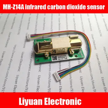 MH-Z14A single channel infrared carbon dioxide sensor / 0-5000PPM serial PWM analog output carbon dioxide sensor module
MH-Z14A single channel infrared carbon dioxide sensor / 0-5000PPM serial PWM analog output carbon dioxide sensor module