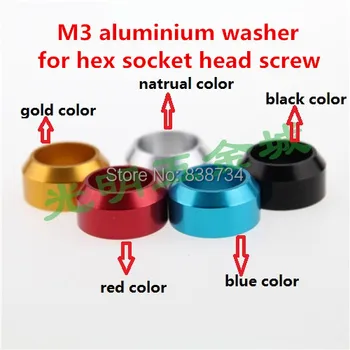 50pcs m3 aluminium alloy anodized color car model crown washer / gasket / shim ( please note which color you need)
50pcs m3 aluminium alloy anodized color car model crown washer / gasket / shim ( please note which color you need)
