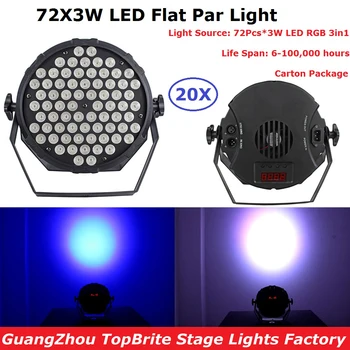20XLot Newest Led Par Light Non-Waterproof 72X3W RGB 3IN1 Plastic Flat Par Cans Stage Effect Lighting DJ Disco Party Lights
20XLot Newest Led Par Light Non-Waterproof 72X3W RGB 3IN1 Plastic Flat Par Cans Stage Effect Lighting DJ Disco Party Lights