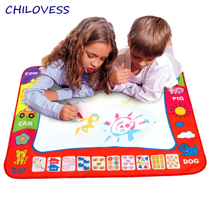 80*60cm Large Water Magic Doodle Drawing Mat DIY Painting Toys 2 Color Pen Baby Learning Drawing Children Educational Toy
80*60cm Large Water Magic Doodle Drawing Mat DIY Painting Toys 2 Color Pen Baby Learning Drawing Children Educational Toy