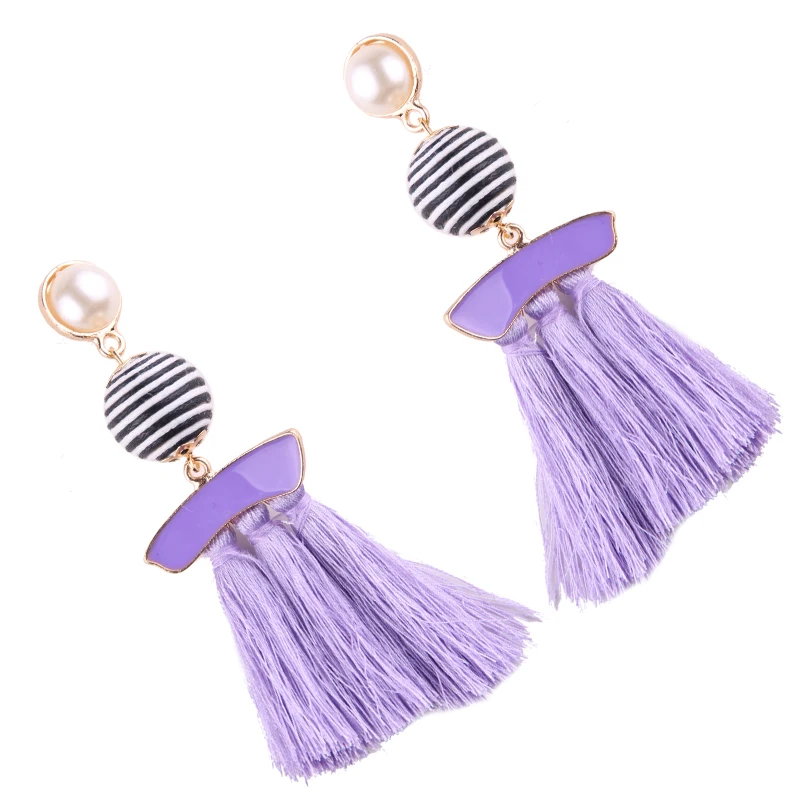 Fringed Fashion Tassel Earrings*