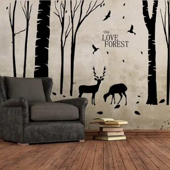 Vinyl Deers in Forest Wall Sticker Removable Cheap PVC House Decor Trees and Animal Decals Wall Murals Poster Home Decoration
Vinyl Deers in Forest Wall Sticker Removable Cheap PVC House Decor Trees and Animal Decals Wall Murals Poster Home Decoration