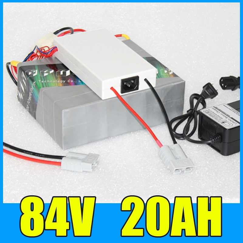 84V 20AH литиевая батарея 92 4 V 2000W электрический велосипед Скутер солнечная энергия