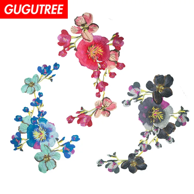 GUGUTREE embroidery big rose patches flower patches badges applique patches for clothing ZM-78
GUGUTREE embroidery big rose patches flower patches badges applique patches for clothing ZM-78