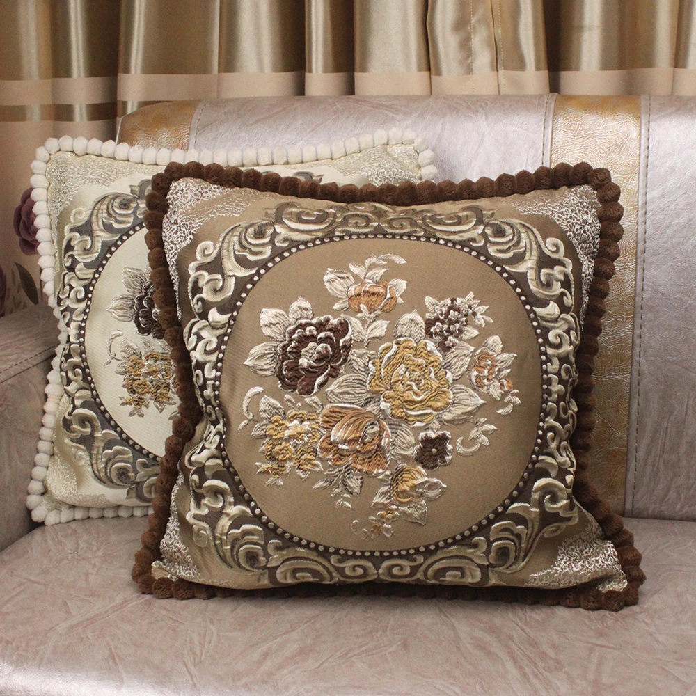 CURCYA Luxury Cushion Covers for Sofa Elegant Thick Jacquard Embossed Flowers Throw Pillow Cover European Decorative Pillow Case
CURCYA Luxury Cushion Covers for Sofa Elegant Thick Jacquard Embossed Flowers Throw Pillow Cover European Decorative Pillow Case